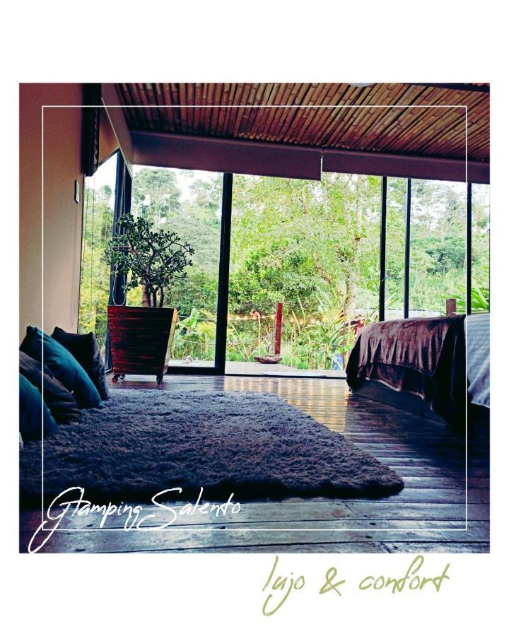 Glamping Salento Con Jacuzzi Climatizado Hotell Exteriör bild